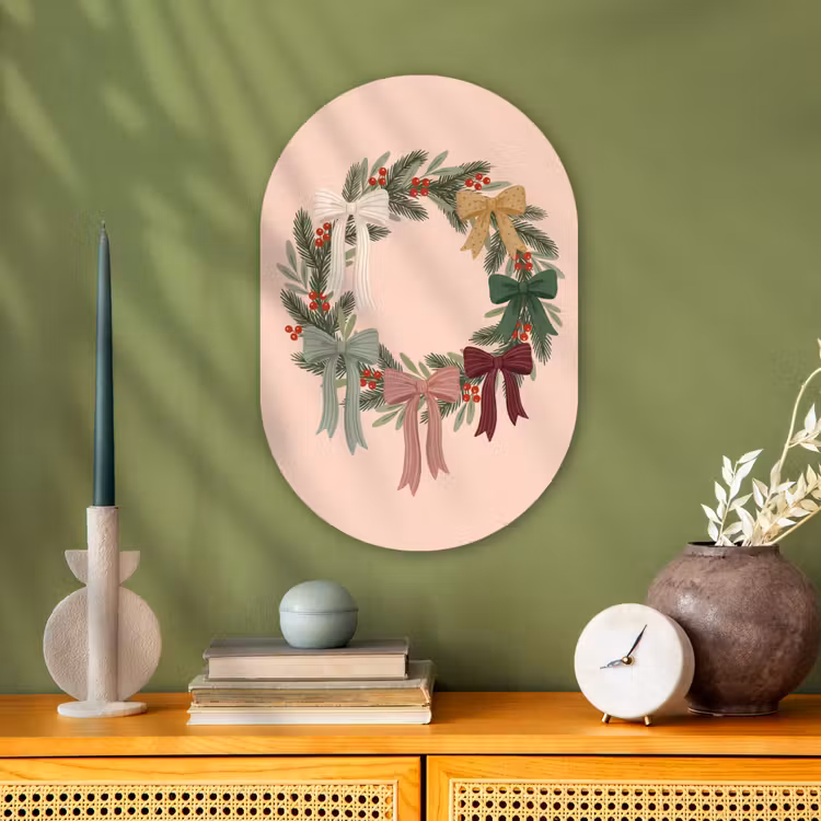 Forexbild Oval - Weihnachtskranz – Schleifen – Weihnachten — 3