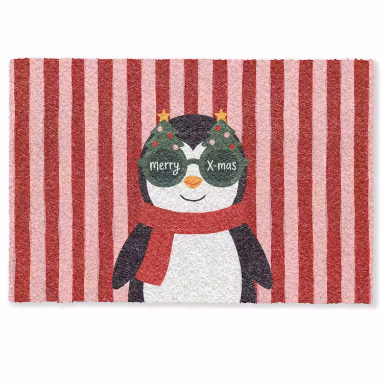 Fußmatte - Pinguin – Weihnachten – Illustration — 1