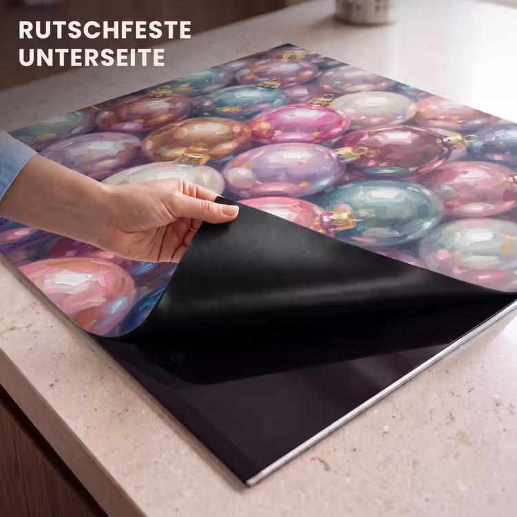 Herdabdeckplatte - Weihnachtsdekoration – Bunt – Festlich — 9