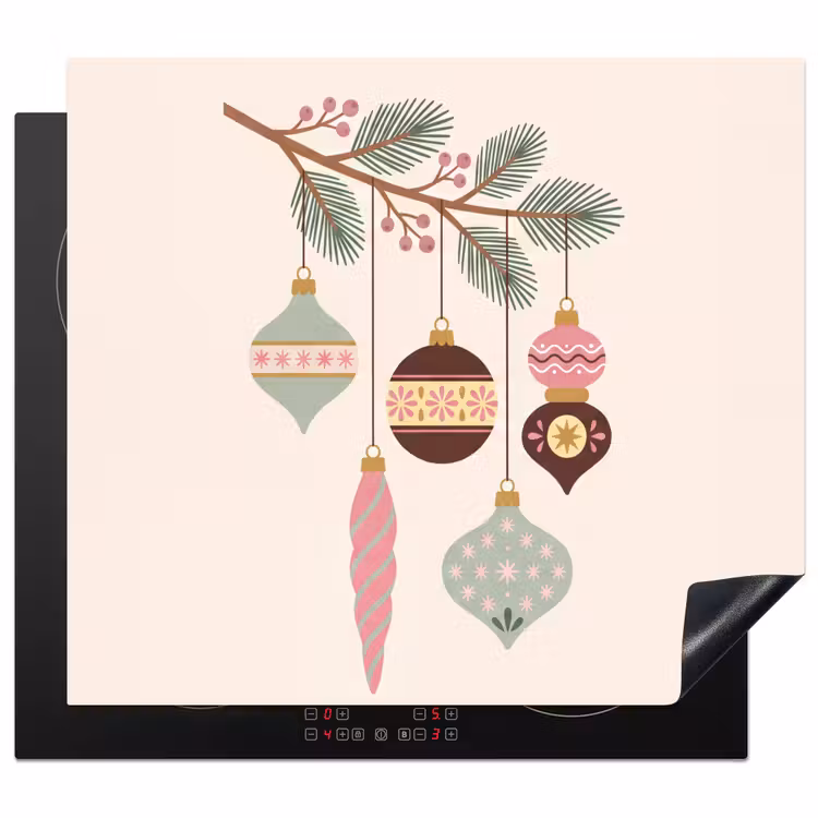 Herdabdeckplatte - Weihnachten – Christbaumschmuck – Zweig — 1
