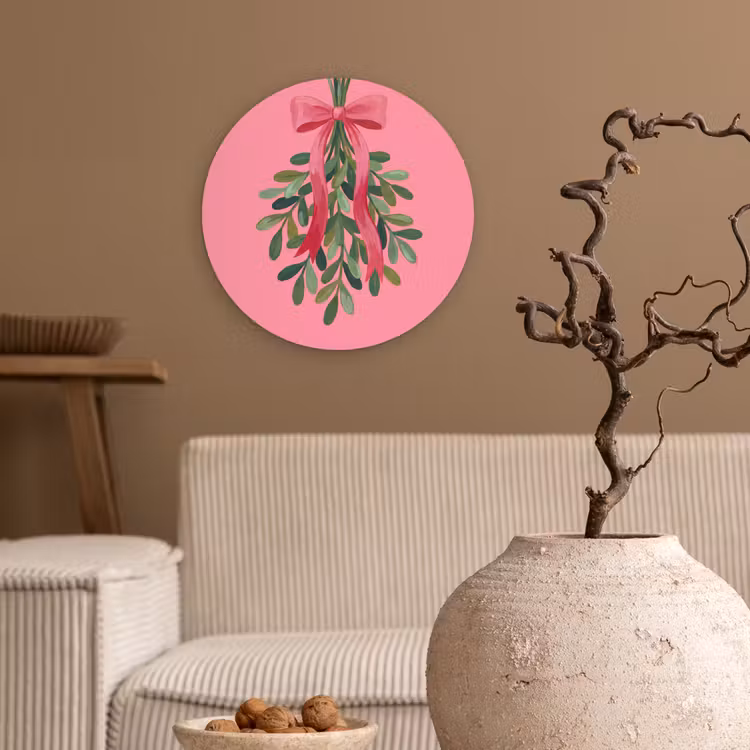 Forexbild Rund - Pflanze – Band – Rosa — 2