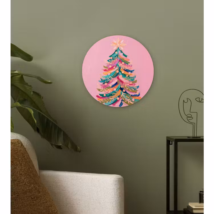 Forexbild Rund - Weihnachtsbaum – Abstrakt – Bunt — 3