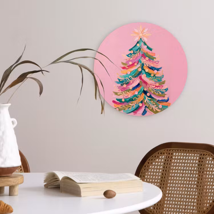 Forexbild Rund - Weihnachtsbaum – Abstrakt – Bunt — 4