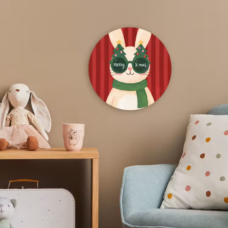 Forexbild Rund - Kaninchen – Weihnachten – Tiere — 5
