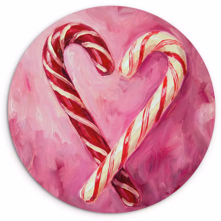 Forexbild Rund - Süßigkeiten – Herz – Rosa — 1