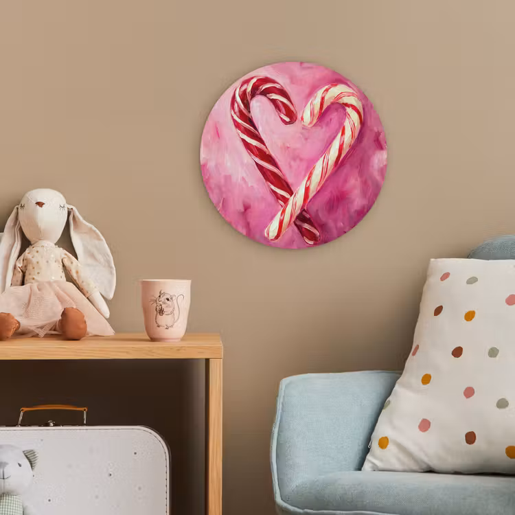 Forexbild Rund - Süßigkeiten – Herz – Rosa — 5
