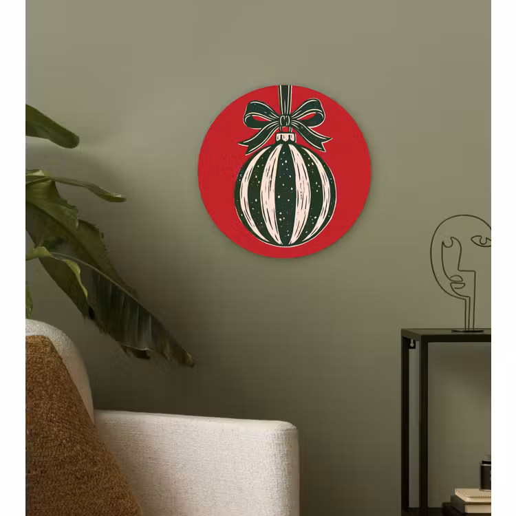 Forexbild Rund - Weihnachtskugel – Weihnachten – Rot — 3