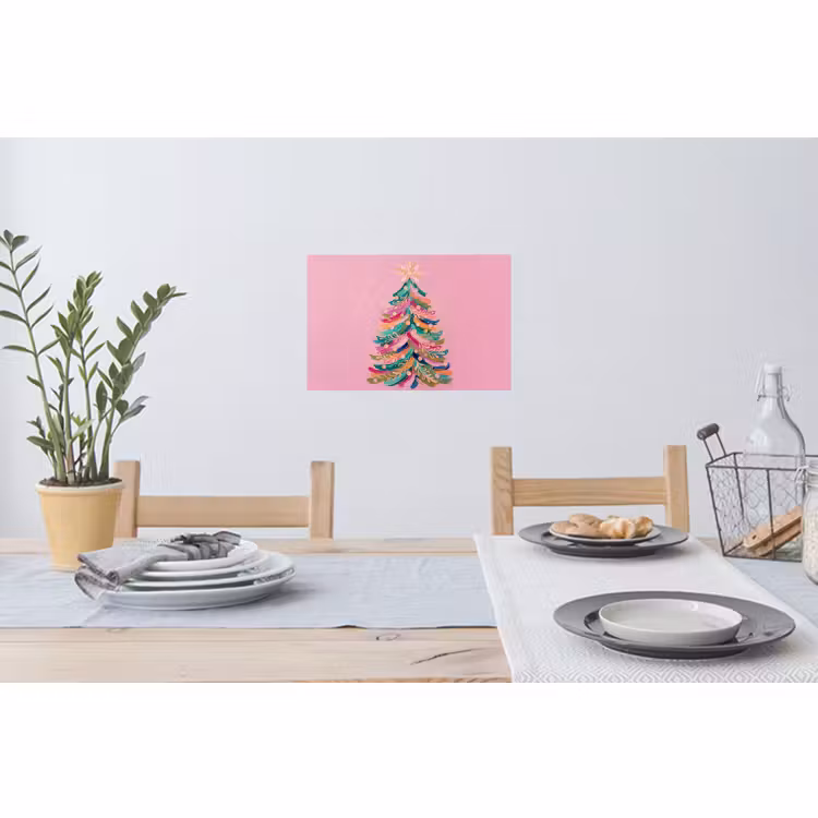 Wandtattoo – Weihnachtsbaum – Abstrakt – Bunt — 4
