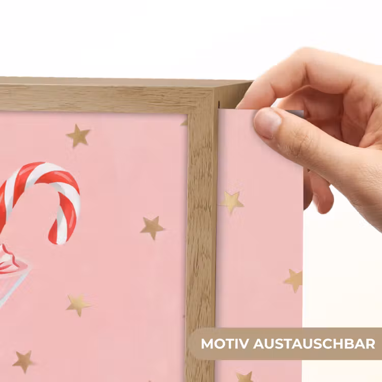 Nachtlicht Kinder - Süßigkeiten – Glas – Rosa — 5