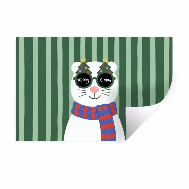 Wandtattoo – Tier – Winter – Cartoon — 1