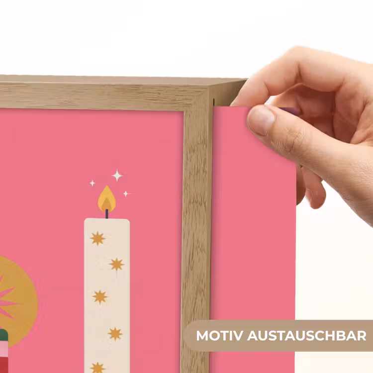 Nachtlicht Kinder - Kerzen – Party – Rosa — 5