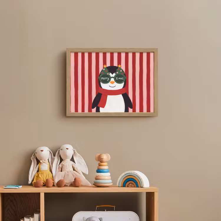 Nachtlicht Kinder - Pinguin – Weihnachten – Illustration — 3