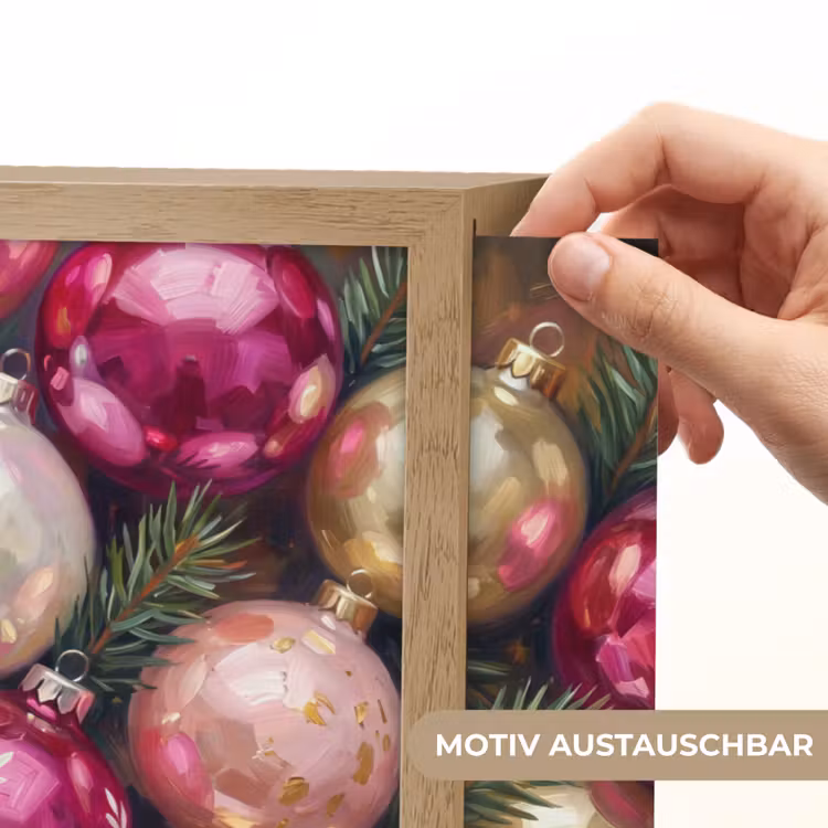 Nachtlicht Kinder - Weihnachtskugeln – Bunt – Festlich — 5