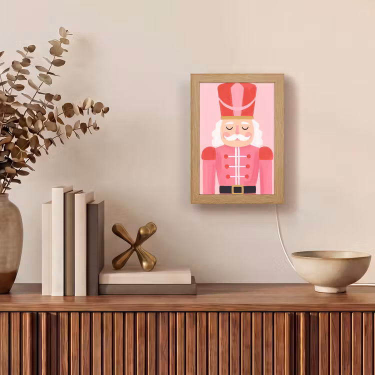 Personalisierte Lightbox - Nussknacker – rosa Illustration — 4
