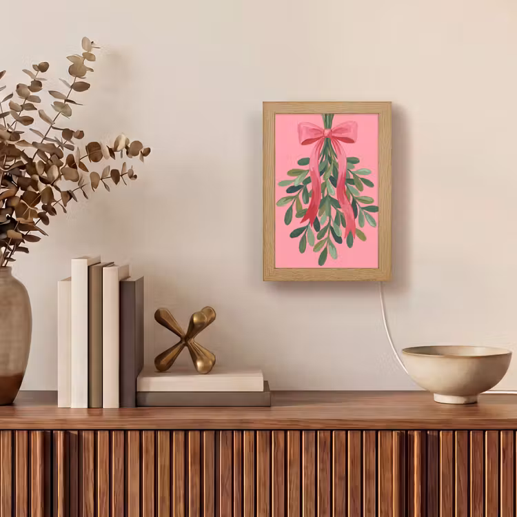 Personalisierte Lightbox - Pflanze – Band – Rosa — 4