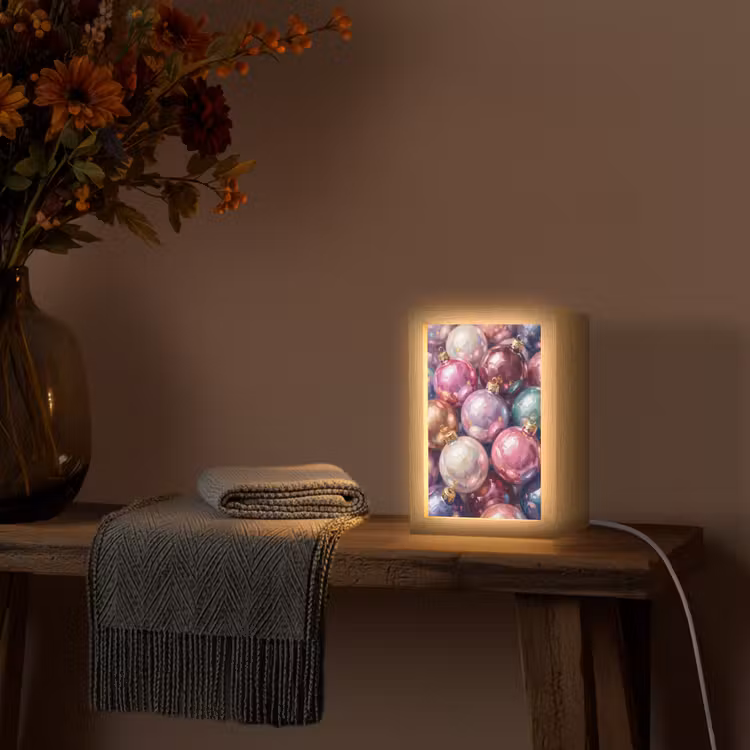 Personalisierte Lightbox - Weihnachtsdekoration – Bunt – Festlich — 3