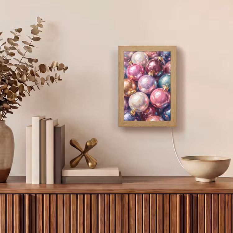 Personalisierte Lightbox - Weihnachtsdekoration – Bunt – Festlich — 4