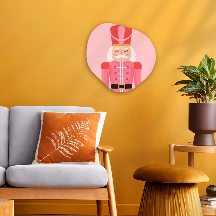 Forexbild Organische Form - Nussknacker – rosa Illustration — 3