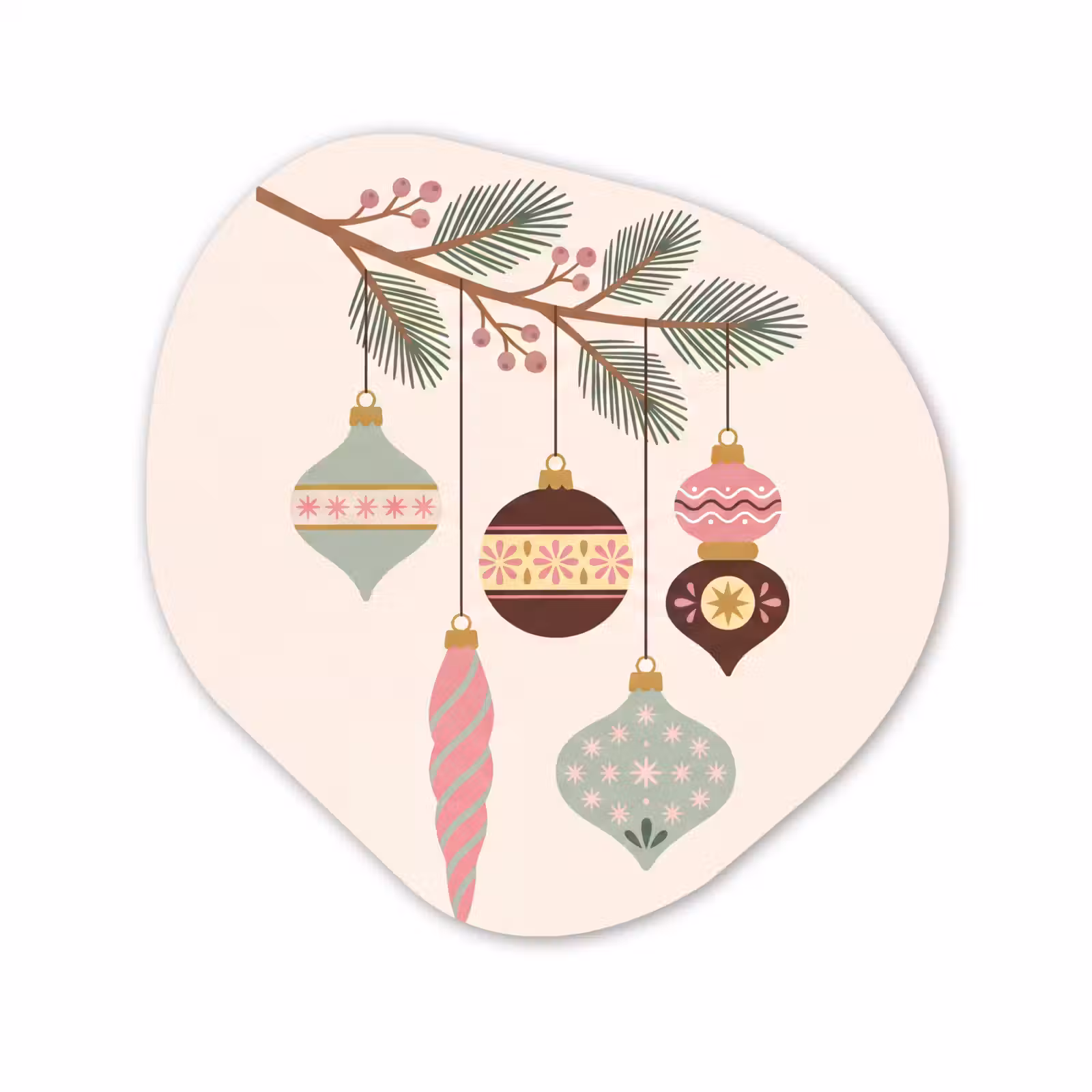 Forexbild Organische Form - Weihnachten – Christbaumschmuck – Zweig — 1