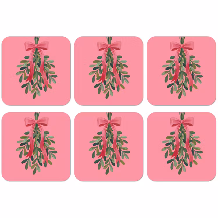 Untersetzer - Pflanze – Band – Rosa — 1
