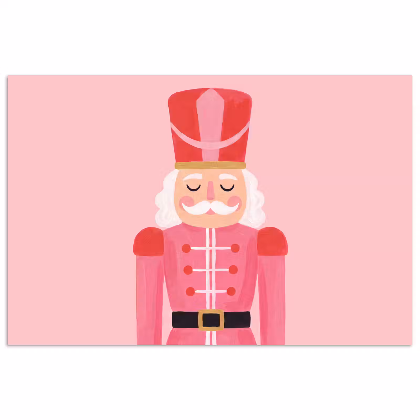 Poster - Nussknacker – rosa Illustration — 1