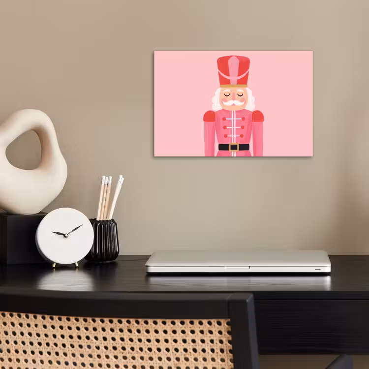 Poster - Nussknacker – rosa Illustration — 2