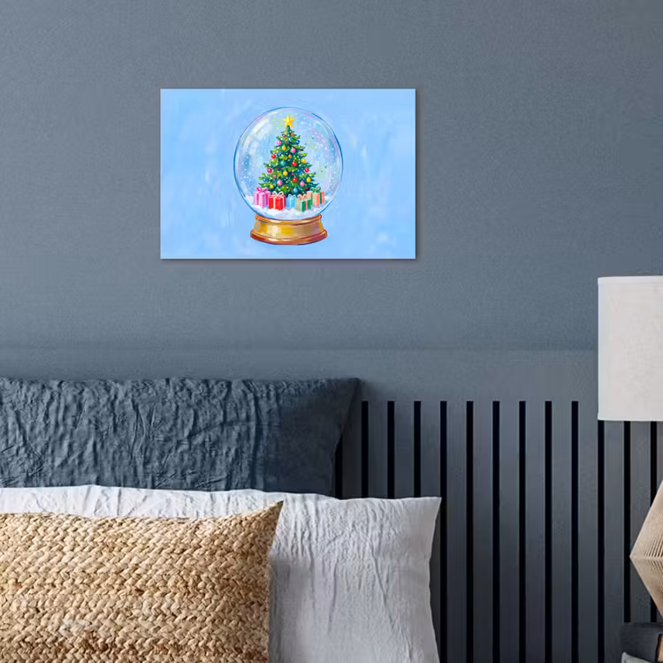 Poster - Schneekugel – Weihnachten – Geschenke — 3