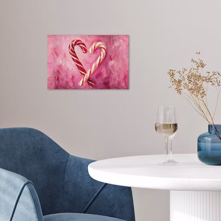 Poster - Süßigkeiten – Herz – Rosa — 4