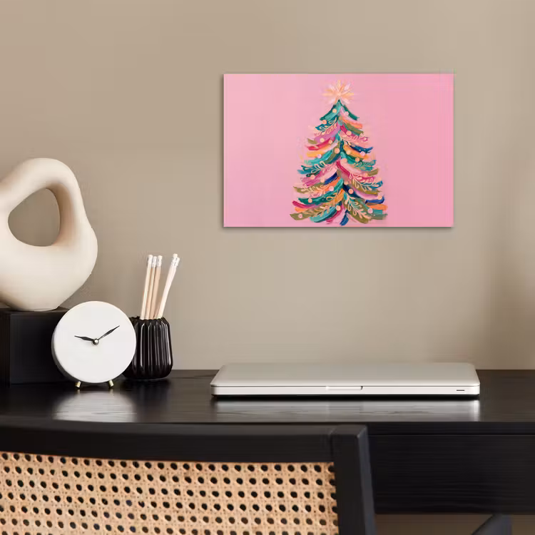 Poster - Weihnachtsbaum – Abstrakt – Bunt — 2