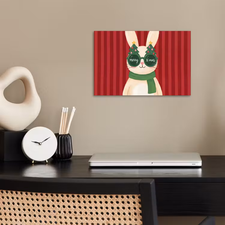 Poster - Kaninchen – Weihnachten – Tiere — 2