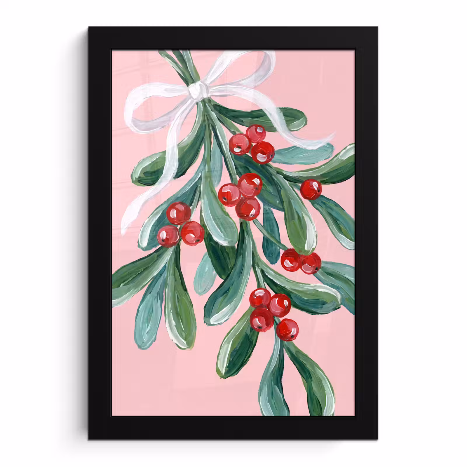 Bilder mit Rahmen - Pflanze – Weihnachten – Rosa — 1
