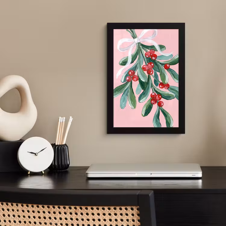 Bilder mit Rahmen - Pflanze – Weihnachten – Rosa — 2