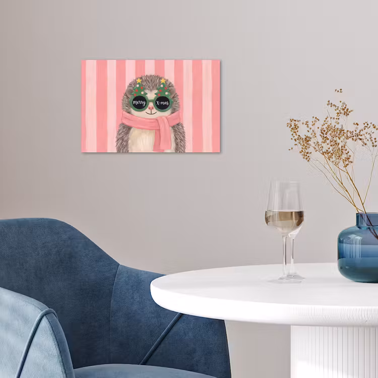 Poster - Igel – Weihnachten – Illustration — 4