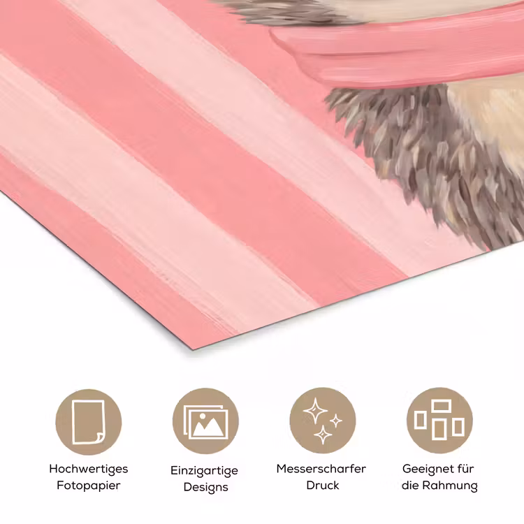 Poster - Igel – Weihnachten – Illustration — 5