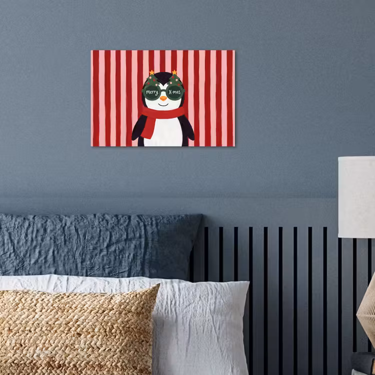 Poster - Pinguin – Weihnachten – Illustration — 3