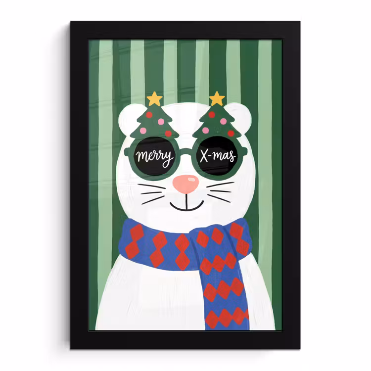 Bilder mit Rahmen - Tier – Winter – Cartoon — 1