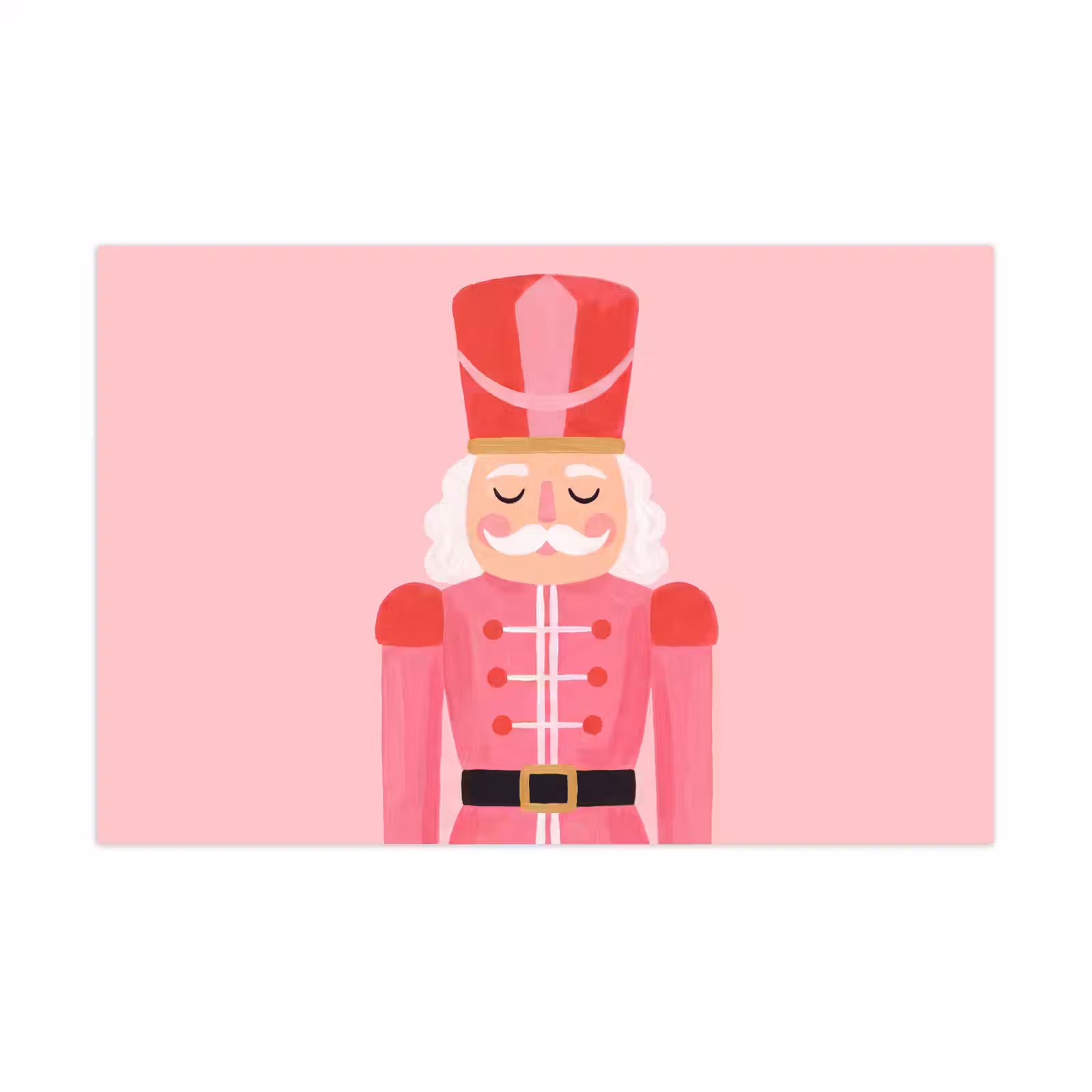 Spielmatte - Nussknacker – rosa Illustration — 1