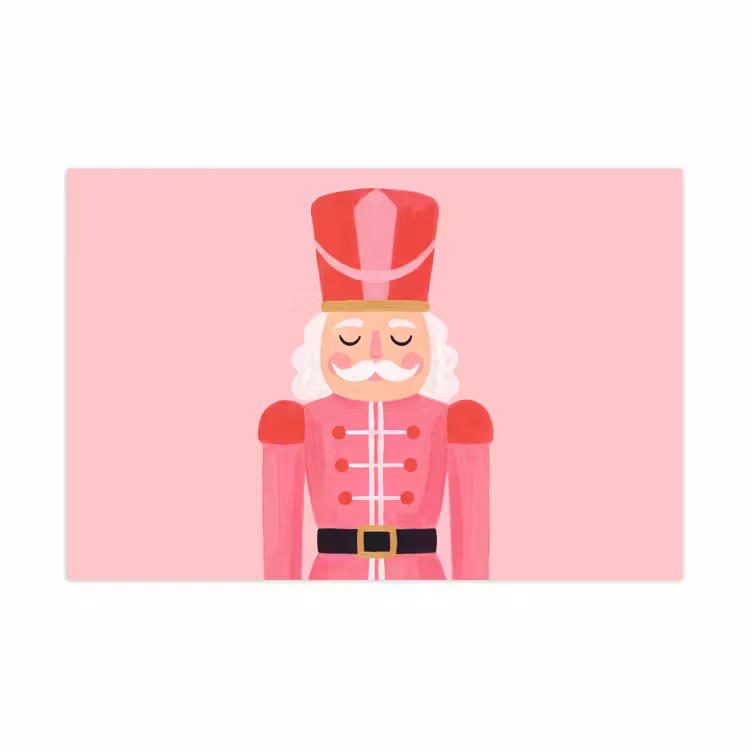 Spielmatte - Nussknacker – rosa Illustration — 1