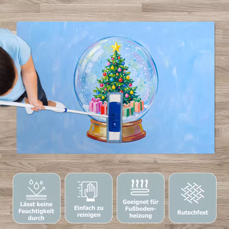 Spielmatte - Schneekugel – Weihnachten – Geschenke — 5