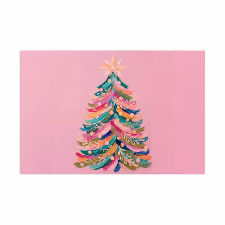 Spielmatte - Weihnachtsbaum – Abstrakt – Bunt — 1