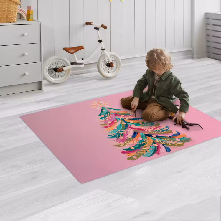Spielmatte - Weihnachtsbaum – Abstrakt – Bunt — 2