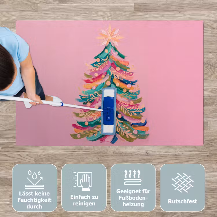 Spielmatte - Weihnachtsbaum – Abstrakt – Bunt — 5