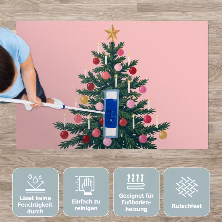 Spielmatte - Weihnachtsbaum – Weihnachten – Rosa — 5