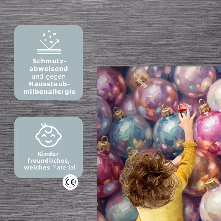 Spielmatte - Weihnachtsdekoration – Bunt – Festlich — 3