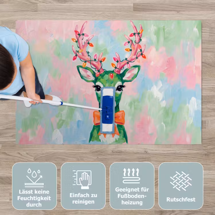 Spielmatte - Hirsch – Weihnachten – Tiere — 5