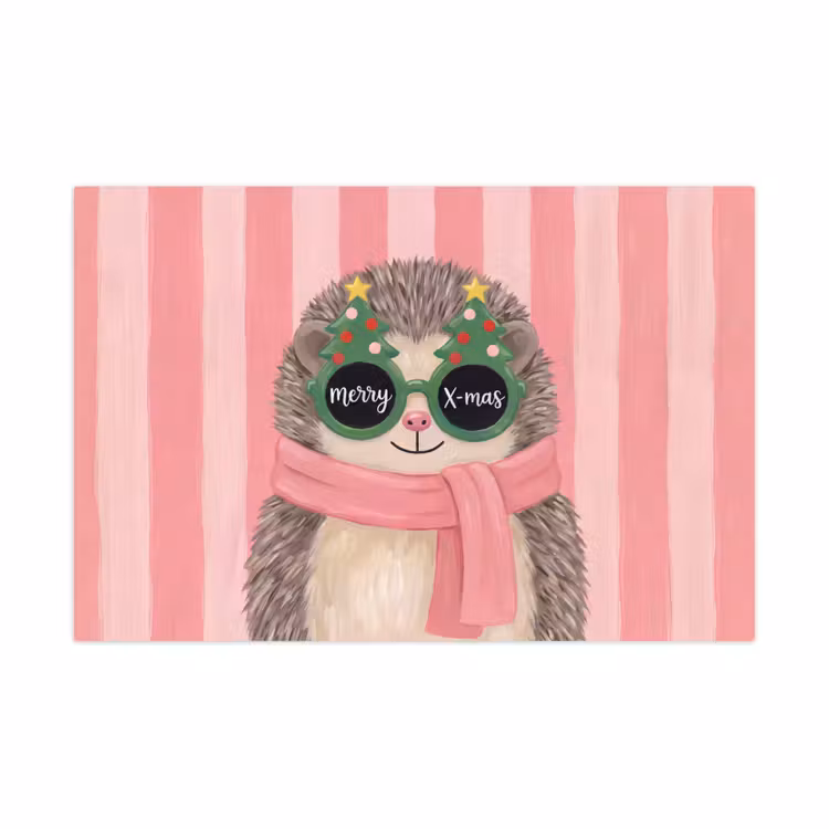 Spielmatte - Igel – Weihnachten – Illustration — 1