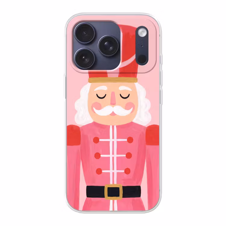 Handyhülle - Nussknacker – rosa Illustration — 1