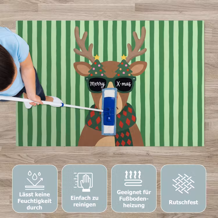 Spielmatte - Rentier – Weihnachten – Illustration — 5