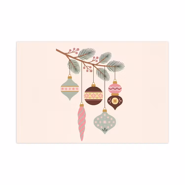 Spielmatte - Weihnachten – Christbaumschmuck – Zweig — 1