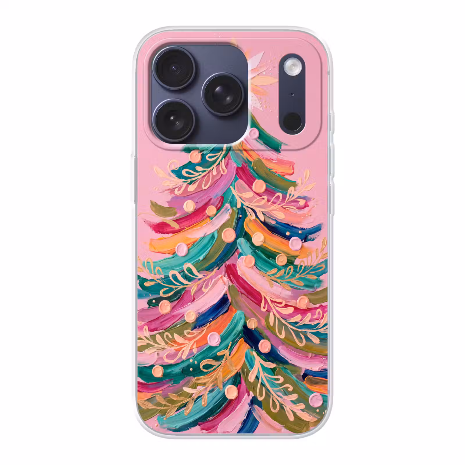 Handyhülle - Weihnachtsbaum – Abstrakt – Bunt — 1